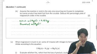 IB Chemistry HL Past Paper Explained M22TZ1P2 [upl. by Darin]