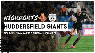 Huddersfield Giants vs Leigh Leopards  Round 12  Highlights [upl. by Atsirhc427]