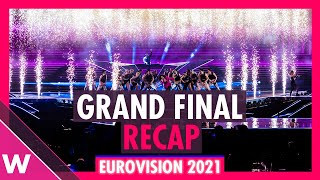 Eurovision 2021 Grand Final Recap as seen from the audience All 26 songs [upl. by Orgalim]