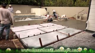 Top Cast Concrete Patio Pour [upl. by Tabitha]