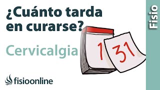 Cuánto tarda en curarse una CERVICALGIA o dolor de cuello [upl. by Llertrac]