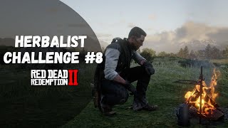 Herbalist Challenge 8 Guide  Red Dead Redemption 2 [upl. by Ahsuat382]