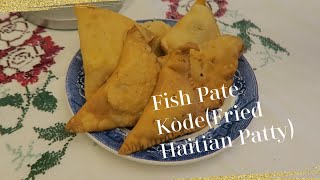 Pate Kòde Fried Haitian Patty Herring Fish  Sosos Kitchen [upl. by Aliak603]