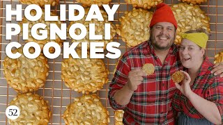 Dan and Erin Make Pignoli Cookies  The Secret Sauce with Grossy Pelosi [upl. by Marler10]