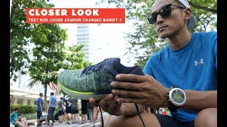 Review amp Test SEPATU LARI Under Armour Charged Bandit 3 [upl. by Ymaral]