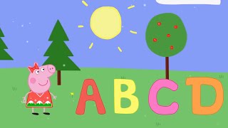 PEPPA PIG  Aprende El Abecedario Versión LENTA  CANCIÓN INFANTIL en ESPAÑOL [upl. by Mag]