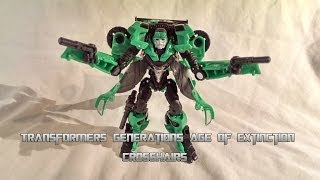 Transformers Generations Age of Extinction Crosshairs Review Deutsch  German [upl. by Siram]