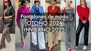 Pantalones de Moda para Otoño Invierno 20242025 Tendencias y Estilos [upl. by Jala]