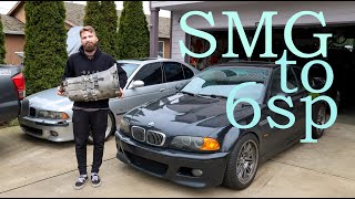 How to Convert a BMW E46 M3 SMG to Manual  How To Replace Getrag 420G Transmission Seals [upl. by Onil]