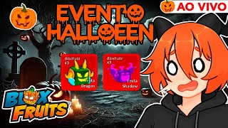 🎃EVENTO DE HALLOWEEN NO BLOX FRUITS🎃SORTEIO DE FRUTA🎃 2X PONTOS NA LIVE roblox shorts vtuber [upl. by Ariada892]