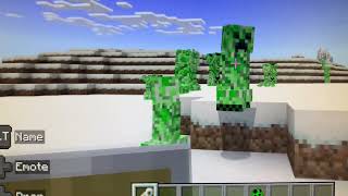 Naming creepers Dinnerbone Minecraft Xbox [upl. by Ynots]