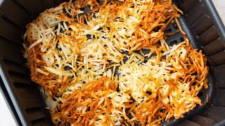 Air Fryer Hash Browns  Shredded [upl. by Eilhsa]