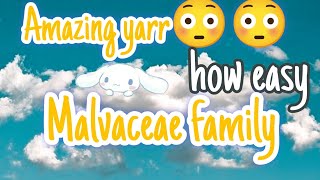 Malvaceae family class 11 newly added topic NEET 2025🫰👍 [upl. by Dorolisa]