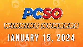 P680M Jackpot Grand Lotto 655 2D 3D 4D and Mega Lotto 645  January 15 2024 [upl. by Sucramrej]