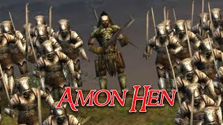 LOTR BFME Patch 222  CAMPAGNE DU MAL  AMON HEN [upl. by Atazroglam963]