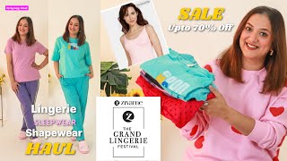 Zivame SALE Haul  Lingerie Shapewear Sleepwear Active Wear  GLF SALE upto 70 Off [upl. by Lachlan]