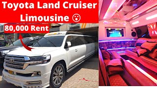 Toyota Land Cruiser Limousine Review  Shaul Javed SJ  Features And Rent Price In Pakistan [upl. by Orteip]