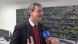 Entrevista al director nacional de Transporte Ferroviario Uruguay Graña [upl. by Neelsaj]