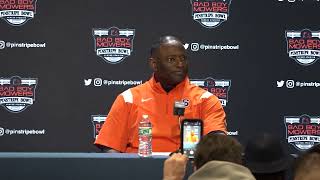 Pinstripe Bowl Postgame Press Conference [upl. by Nosila]