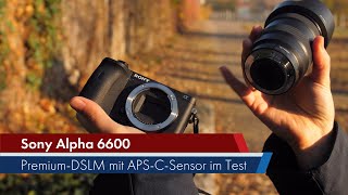 Sony A6600  APSCFlaggschiff für 1500 Euro im Test Deutsch [upl. by Koby]