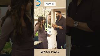 Top waiter prank  part8 funny funnyshorts comedy prank shortvideo trending [upl. by Elyn]