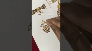 Colours design hennatattoo mehndidesigns5minutecrafts mehndi mehandi [upl. by Ilajna]