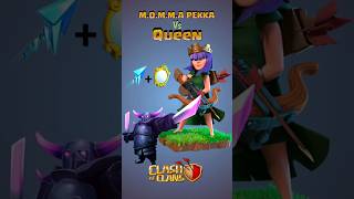 MOMMA Pekka Vs Queen👸  shorts clashofclans coc clashroyale cocshorts [upl. by Enyawal29]