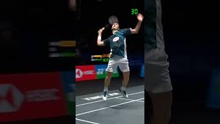 Longest rally 62 shots Anthony S Ginting vs Viktor Axelsen  All England Open 2024 MS QF shorts [upl. by Kilbride]