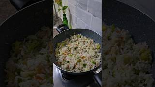 Leftover rice recipes yummy tasty veg rice easy lunch shorts leftoverricerecipe foodshorts [upl. by Hakilam]