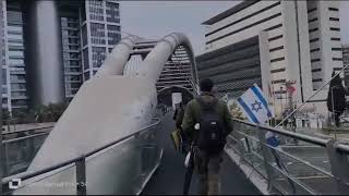 Azrieli mall and restaurant telaviv sky square building  inside edge channel  vlog  0010 [upl. by Conners]