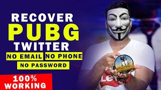 Recover Hacked PUBG Twitter Account Without Email Password And Number Pubg Account Recovery 2022 [upl. by Eimmij]