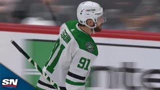 Stars Evgenii Dadonov Finds Streaking Tyler Seguin For Backdoor Goal [upl. by Nifares543]