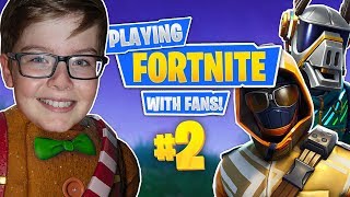 Playing Fortnite with FANS 2 [upl. by Novej]