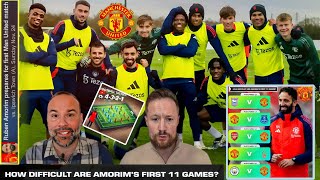 quotAmorim is perfect for Man Utd Analyzing the Next 7 EPL Fixtures for Successquot [upl. by Sirad]