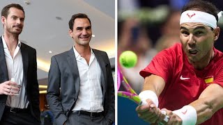 Andy Murray and Roger Federer brought in as rival shares emotional Rafael Nadal moment [upl. by Assilem520]