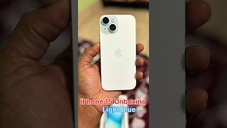 iPhone 15 Blue Asmr Unboxing iphone15 iPhone shorts unboxing [upl. by Gnilrits]