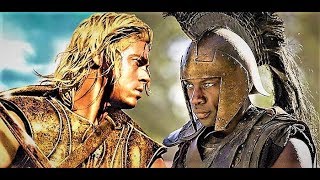 Both Fight Scenes of Achilles vs Hector TV Show and Movie HD [upl. by Sang]