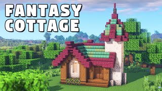 Minecraft Fantasy Cottage Tutorial [upl. by Nohsyt511]