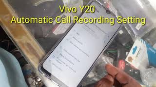 Vivo Y20 Automatic Call Recording Setting  How to Unable Auto Call Recording Setting in Vivo Y20 [upl. by Paris67]