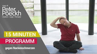 Nackenverspannungen lösen in 15 Minuten  Die besten Übungen für deinen Nacken [upl. by Norre]