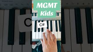 Kids  MGMT  How To Play  Easy Piano Tutorial [upl. by Goldner]