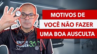 DIFICULDADE na AUSCULTA  o PROBLEMA está no seu ESTETOSCÓPIO [upl. by Batruk229]