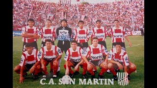 atletico 1 SAN MARTIN 4 clasico 1997 [upl. by Leunamne817]