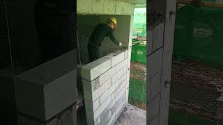 Concrete solid block work with joint reinforcement for extra strength alshaheentech tips diy [upl. by Aizti239]