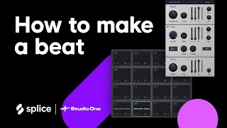 How to make a beat in Studio One 5 [upl. by Tammara802]