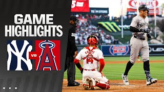 Yankees vs Angels Game Highlights 53024  MLB Highlights [upl. by Layol]