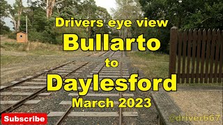 Drivers eye view Bullarto to Daylesford March 2023 [upl. by Josh]