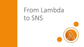 Sending messages to SNS from AWS Lambda [upl. by Wadell]