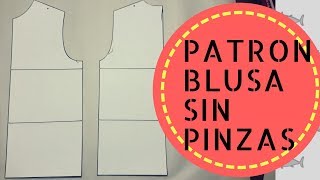 Desarrollo de Patrón Base de Blusa  Patronaje Fácil y Rápido [upl. by Aliahs75]