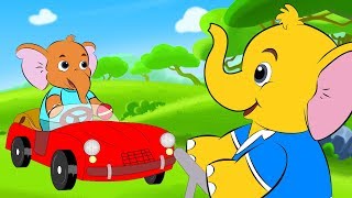 The Elephant Song I Animal Song For Kids I FunForKidsTV Nursery Rhymes [upl. by Aihtnyc385]